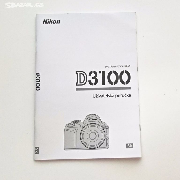 Slovenský návod k použití pro Nikon D3100