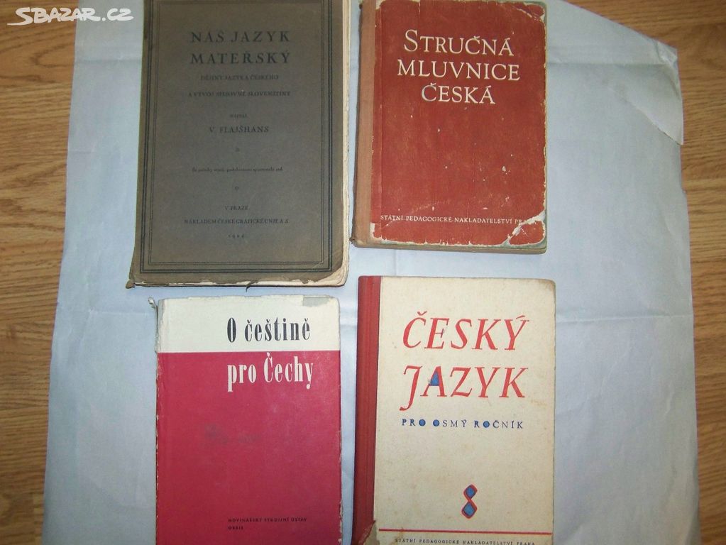 Historické knihy o českém jazyce