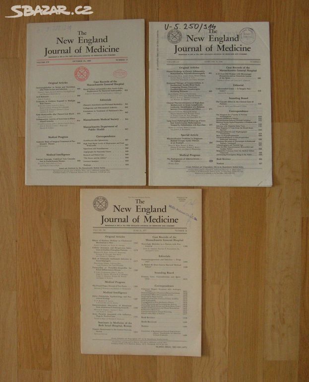 The new England journal of medicine 1968,1977,1986