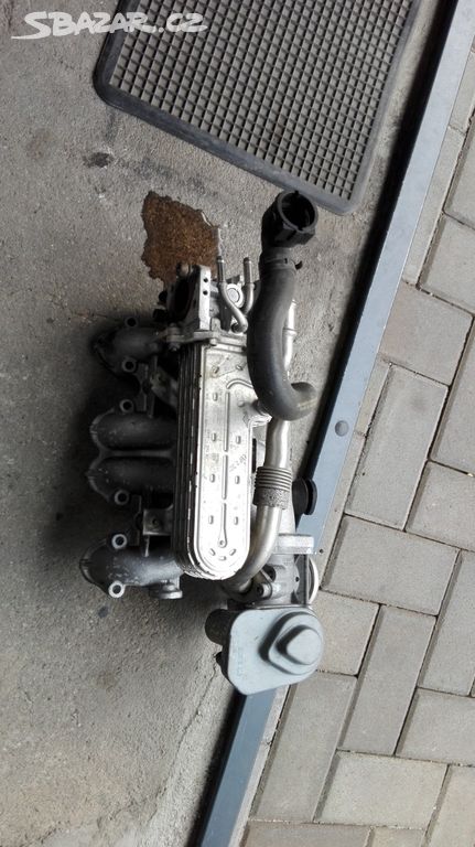 EGR ventil chladič spalin sání 1.9 TDi PD 77 kW