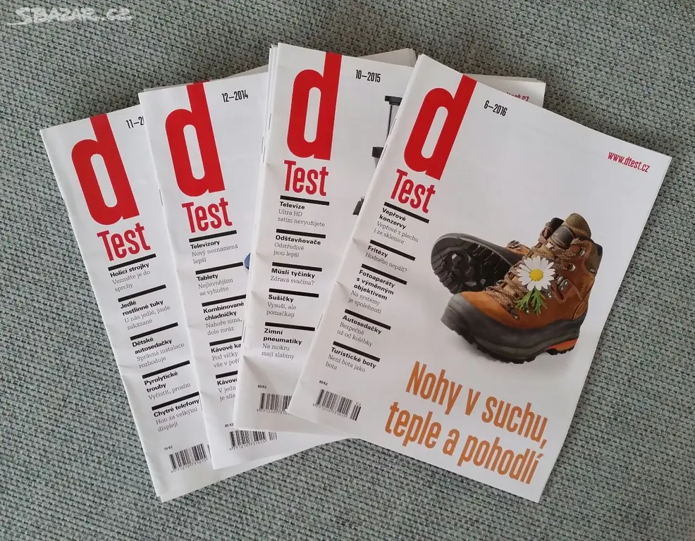 Časopis D-Test - ročník 2013, 2014, 2015, 2016 - Praha 6 - Bazar ...