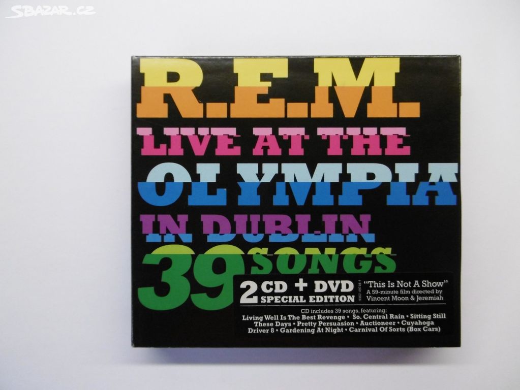 CD + DVD R.E.M. - LIVE AT DUBLIN (2009)