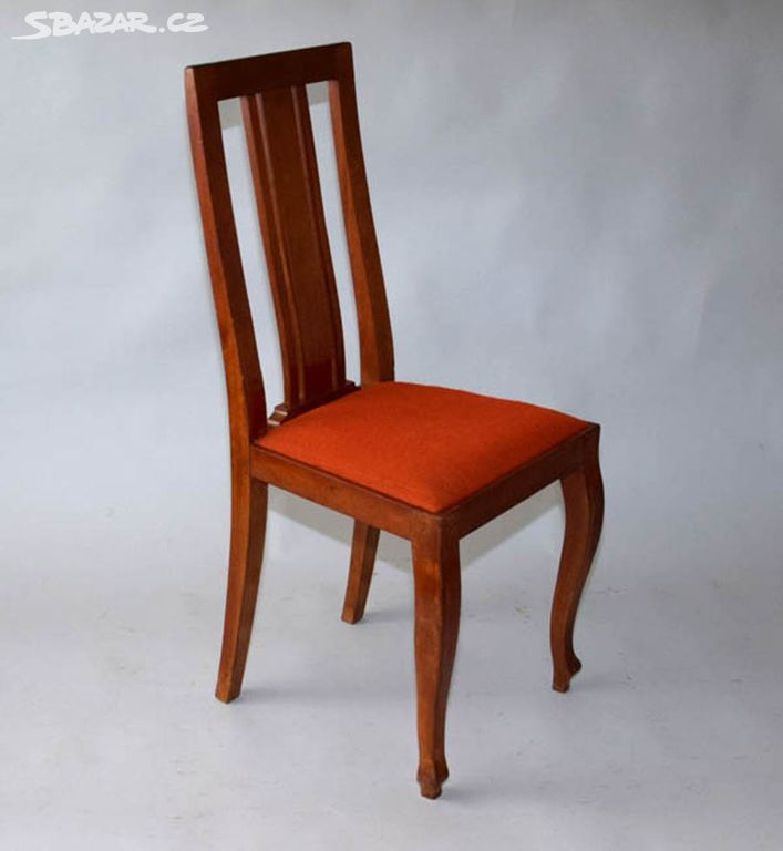 starožitná vysoká židle odnímatelný sedák dřevo