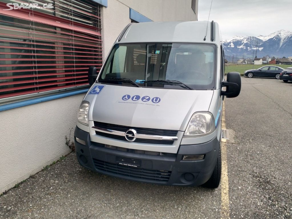 OPEL MOVANO 2,5 CDTI r.v.08 9až 14 míst 1majitel