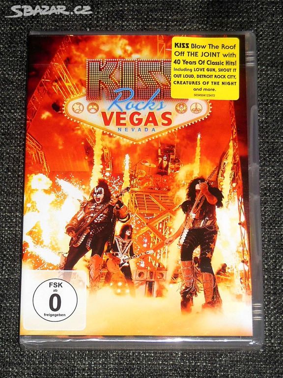DVD Kiss - Kiss Rocks Vegas (2016) / NOVÉ / SEALED