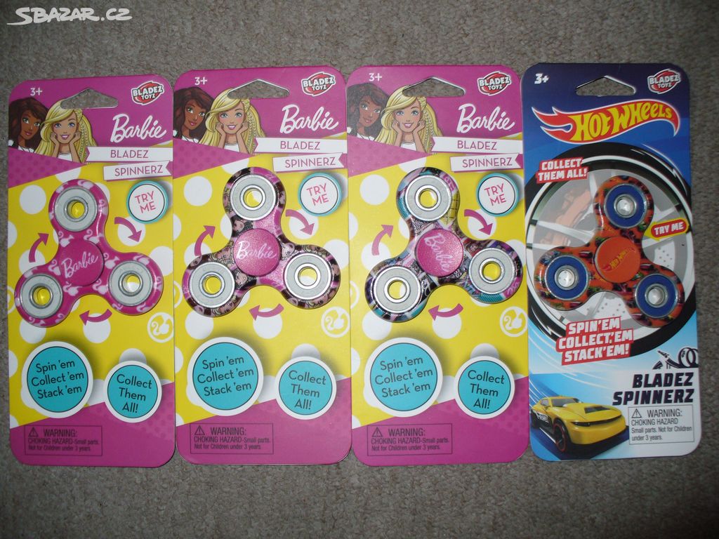 Barbie fidget spinner top