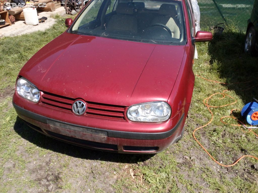 Vw volkswagen golf IV 1.4i 16v náhradní díly 1999