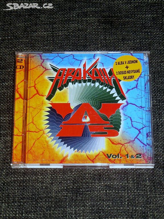 2CD Arakain - 15 Vol. 1 & 2 (1998) / RARE / NOVÉ /