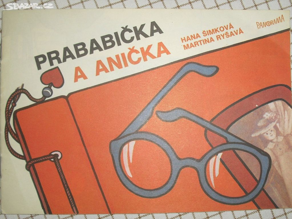 Dětské OMALOVÁNKY: Prababička a Anička, 1987