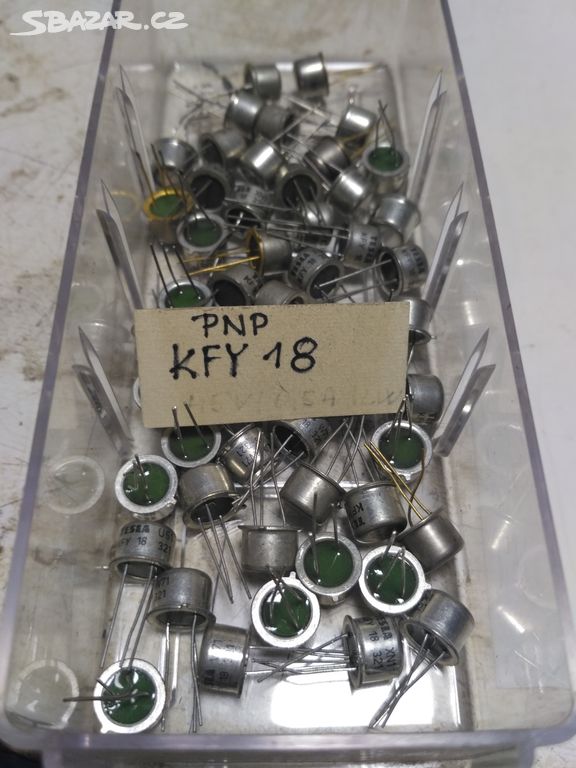 tranzistory KFY34, KFY46,KFY18, KF506, 507, 508, - Brno-venkov - Sbazar.cz