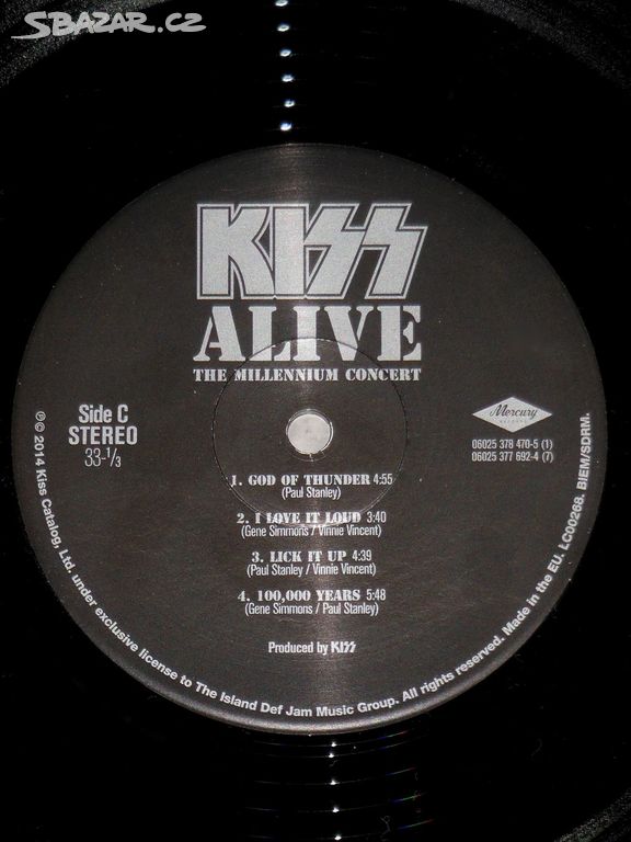 2lp Kiss Alive The Millennium Concert 2006 Most Sbazarcz 2769