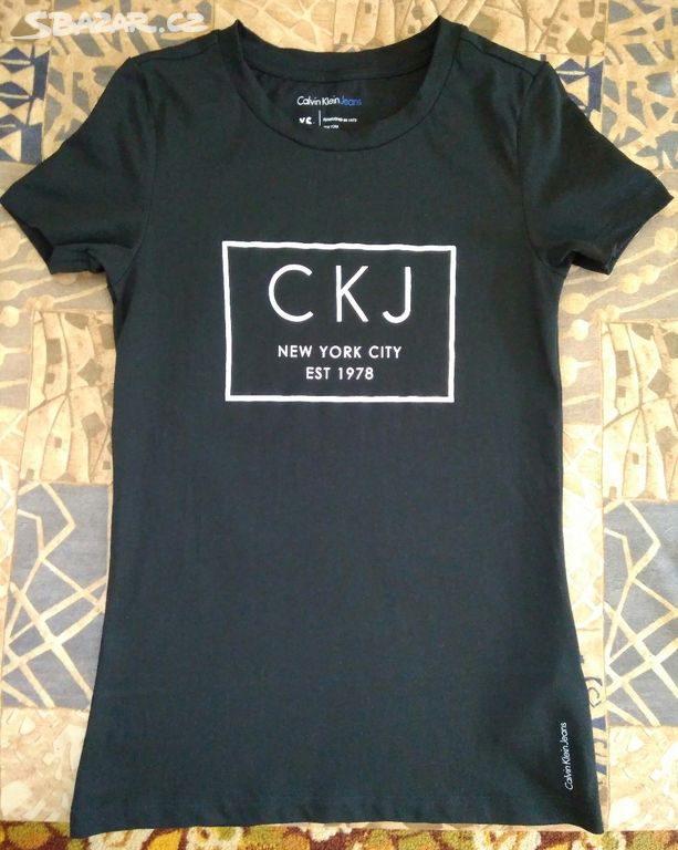 Calvin Klein Jeans CKJ černé tričko vel. XS orig