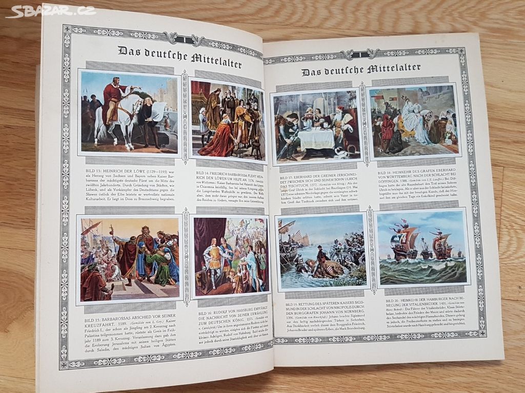 Starou knihu "Německá historie v obrazech"
