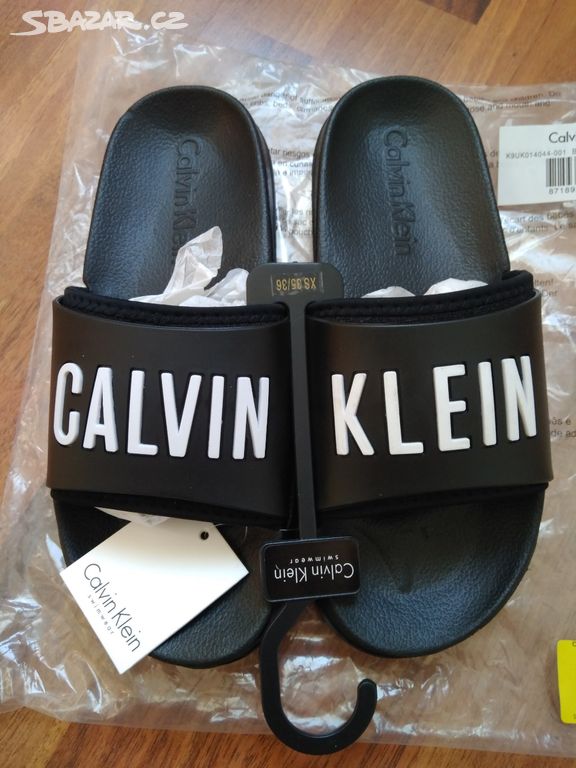 CK Calvin Klein pantofle, nazouváky vel. 36 nové