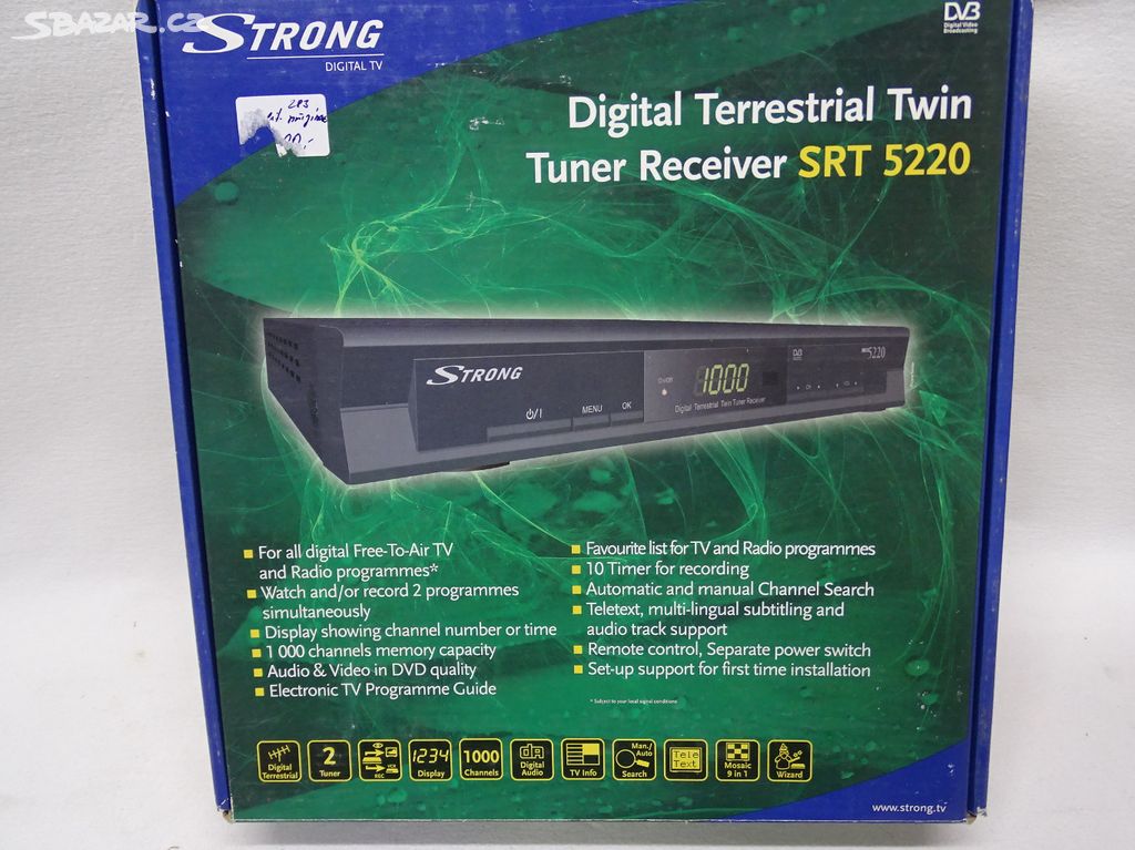 Digitální tuner receiver Strong SRT 5220