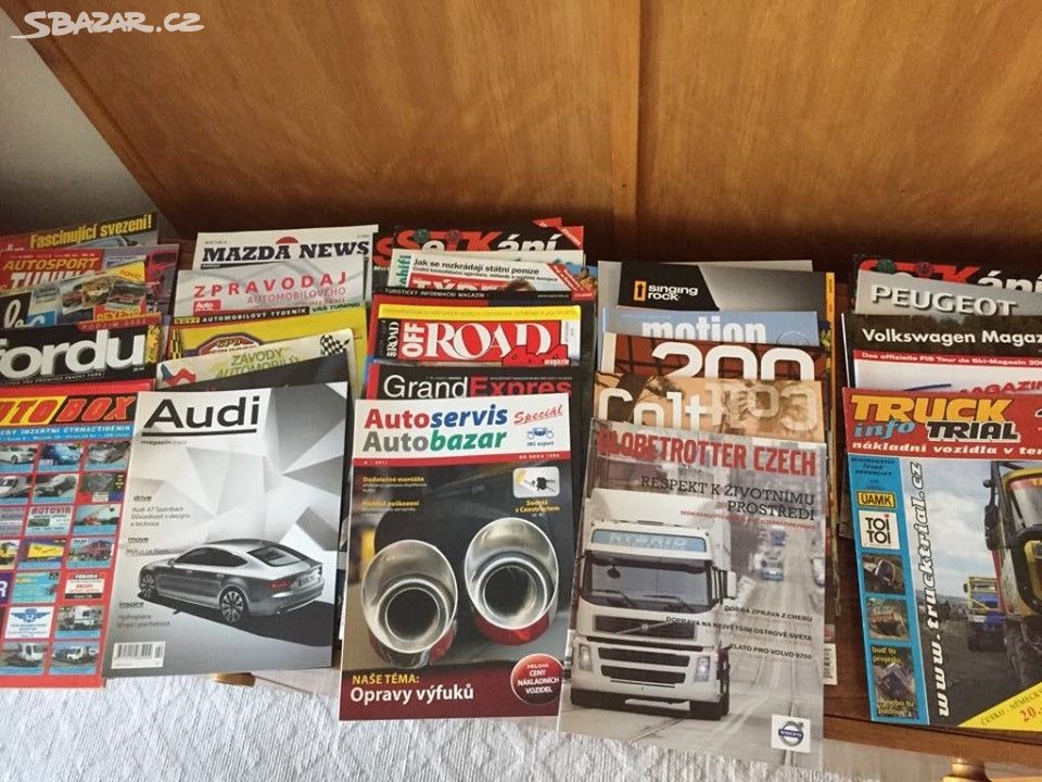 Různé auto moto časopisy