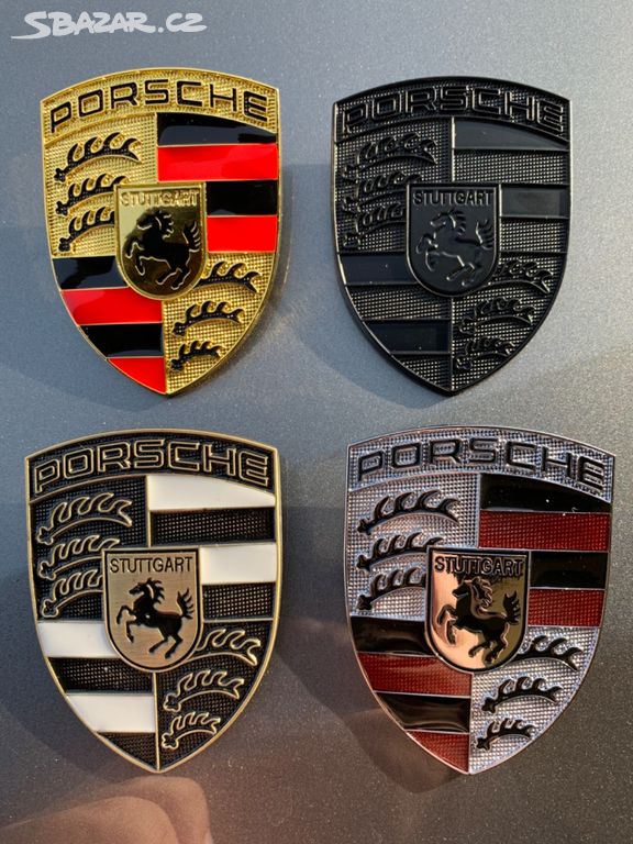 Porsche znak,logo na kapotu. Pozor novinka Nová Paka