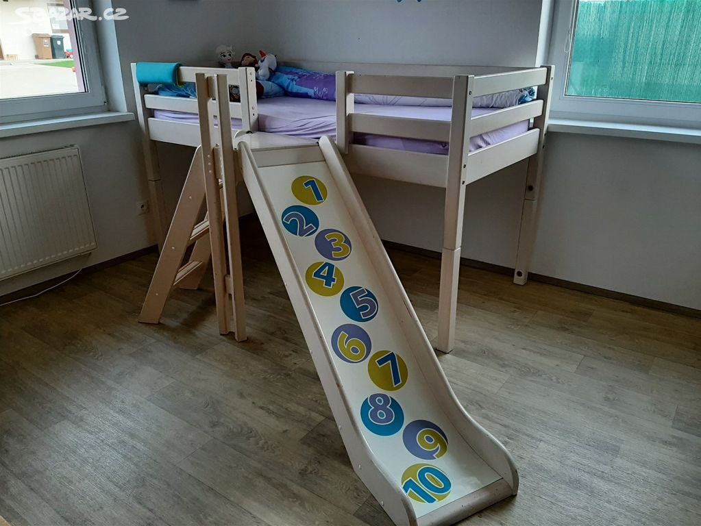 Zvysena Postel Se Skluzavkou Domestav Olomouc Sbazar Cz