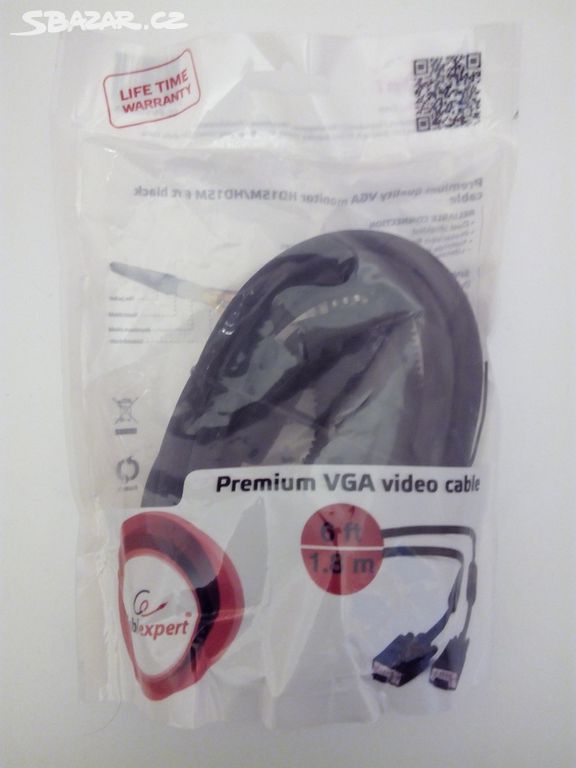 Gembird propojovací kabel VGA CC-PPVGA-6B 1.8 m