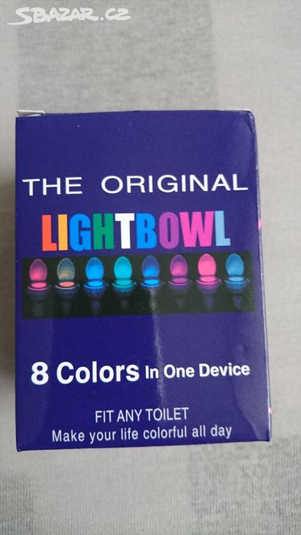 PRODÁM : NOVÉ 8-barevné WC LED světlo