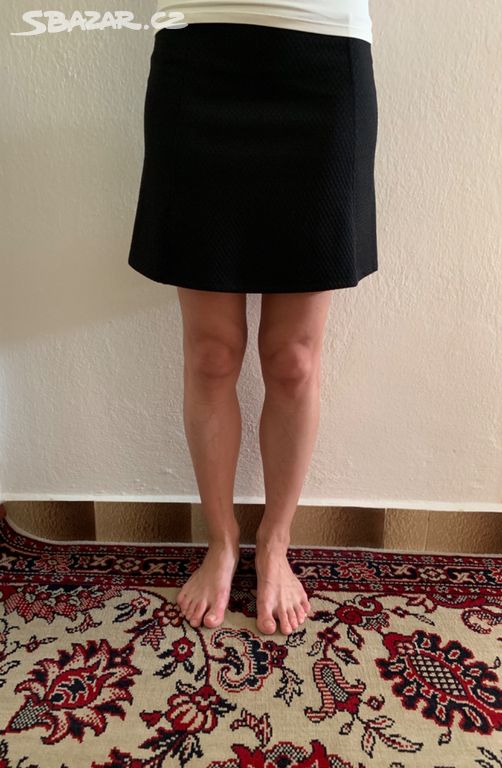 Černá sukně Clockhouse, velikost XS