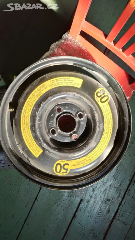 VW DISK 15 DOJEZDOVÝ NA REZERVU - Duchcov - Bazar - Sbazar.cz