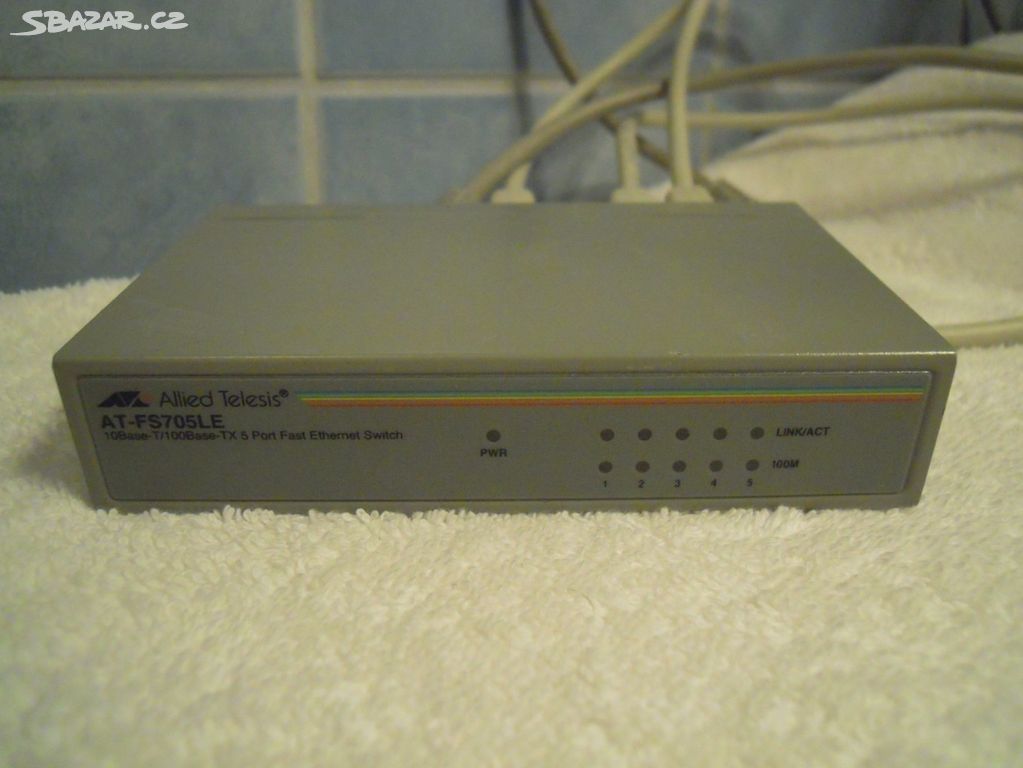 Switch Allied Telesis AT-FS705LE, 5 port - Brno - Sbazar.cz
