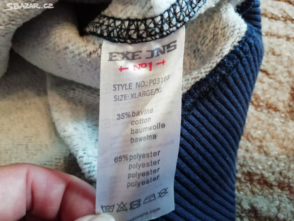 mikina p nsk Exe L XL top kousek top stav Lu any nad Nisou