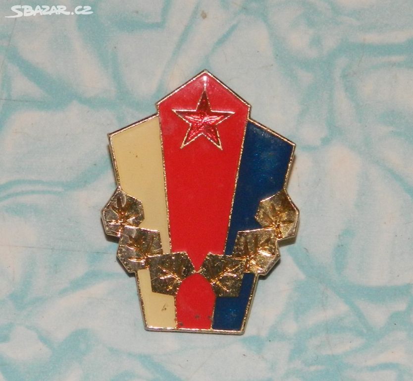 Odznak obdržený za vojenské cvičení ( 1970 ).