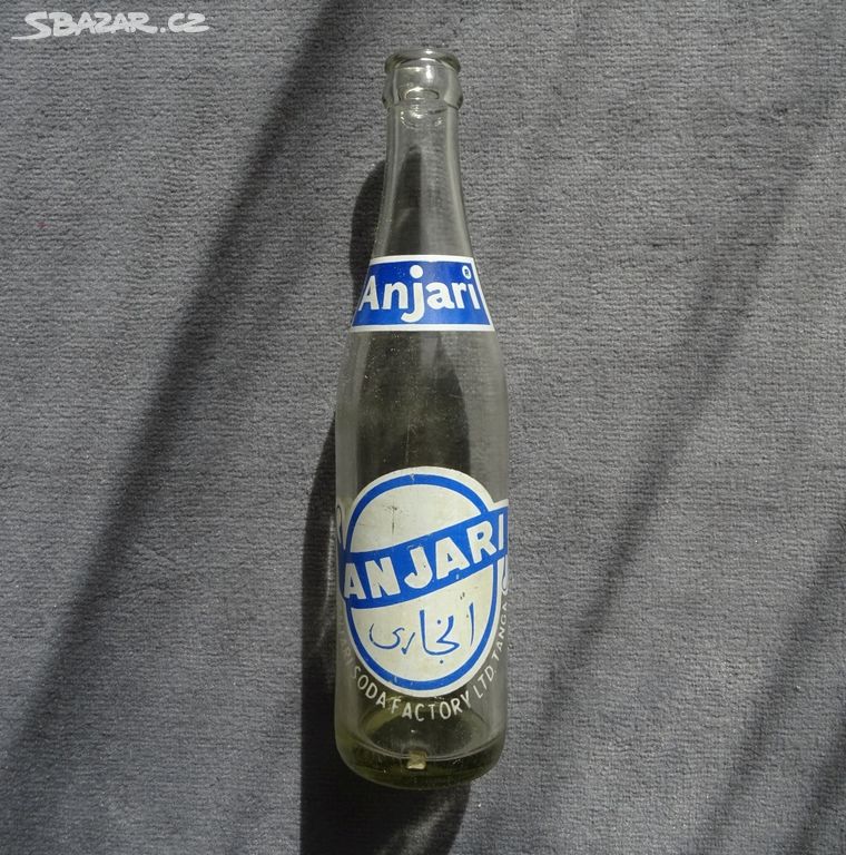 Sběratelská lahev Anjari - sodovka Tanzánie