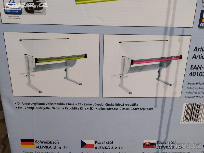 Lenka Schreibtisch Hohenverstellbar 3 In1 Ergonomischer Schuler