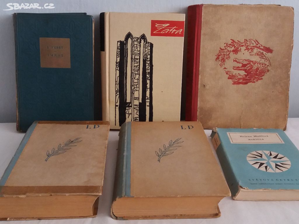Zachovalé knihy z minulého století - i jednotlivě