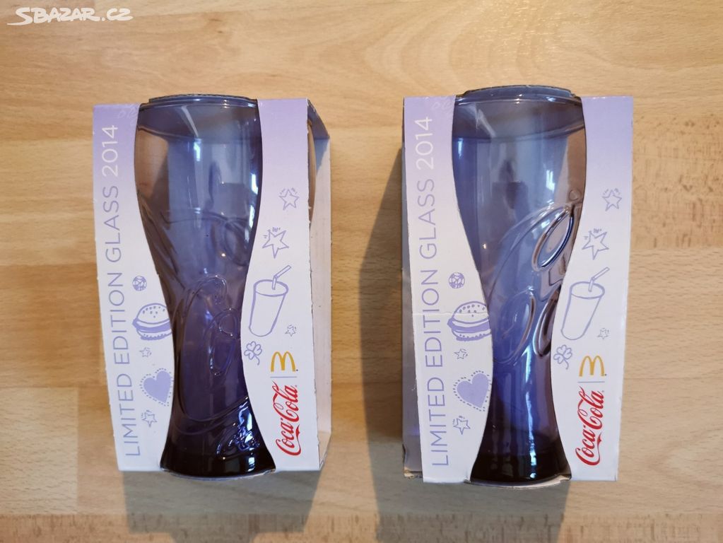 2x Sklenice Coca Cola Mc Donalds Nove Praha Sbazar Cz