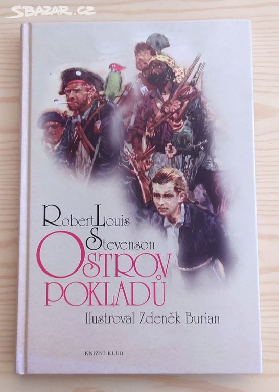 Zdeněk BURIAN-kniha Ostrov pokladů  více v textu
