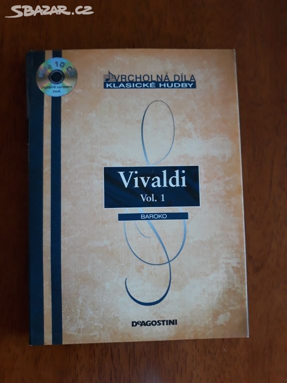 10 ks CD Vivaldi, vrcholná díla klasické hudby