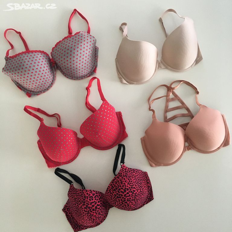 Podprsenky Victoria's Secret, vel. 34 DD (70 DD)