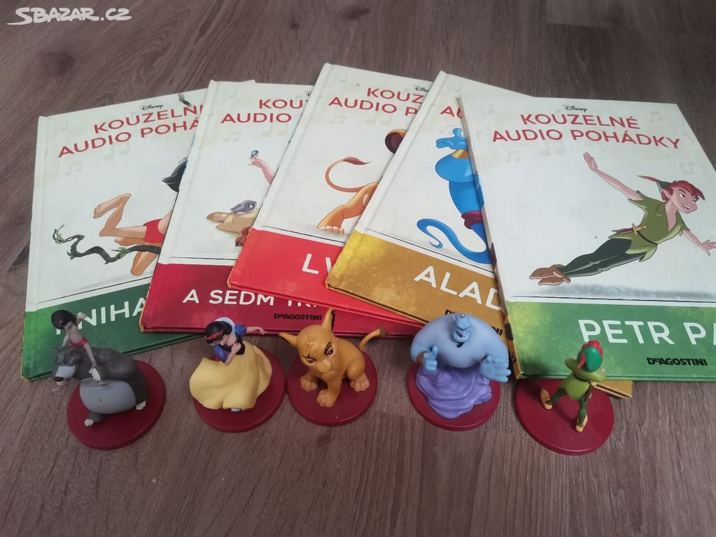 Audiopohádky + knížka Walt Disney