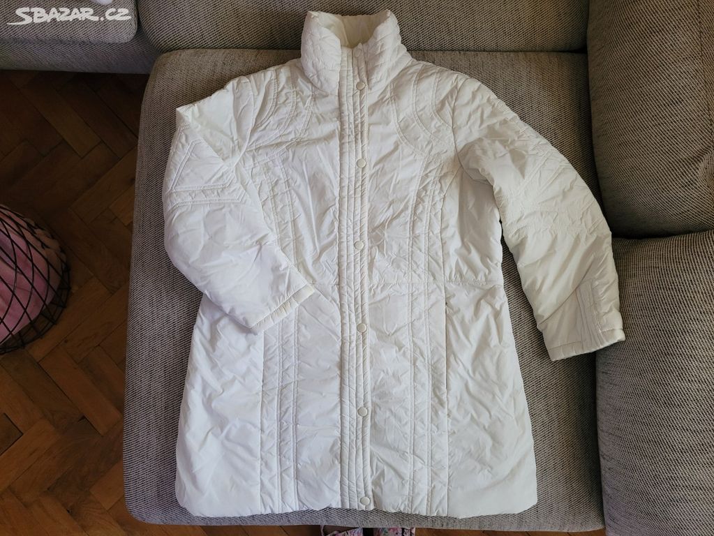 Dámská zimní bílá bunda Fashion Concept, vel. XXL