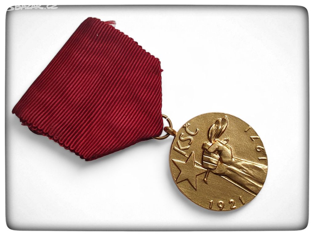 Medaile 50. výročí založení KSČ