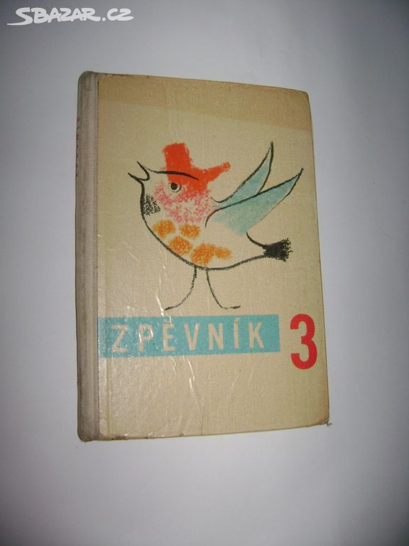 Zpěvník 3 pro 3. ročník ZDŠ vyd. 1964
