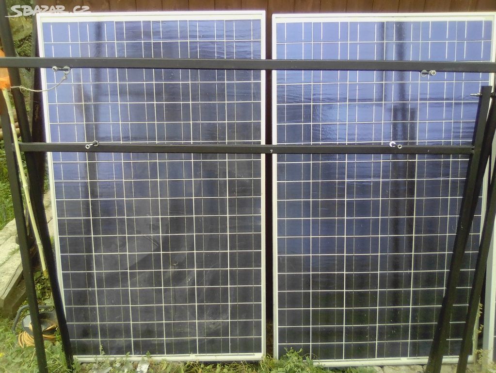 solární panel polykrystalický 195W, 27V 7A