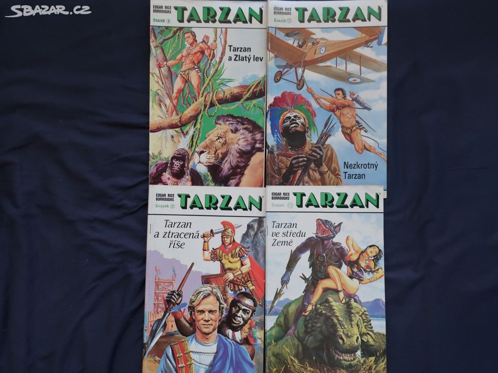 Čtyři díly Tarzanových příběhů