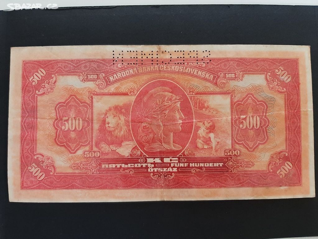 500 korun 1929 F