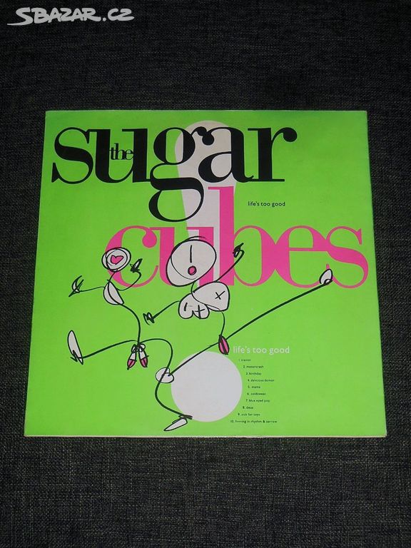 LP The Sugar Cubes-Life's Too Good (1988) 1. PRESS