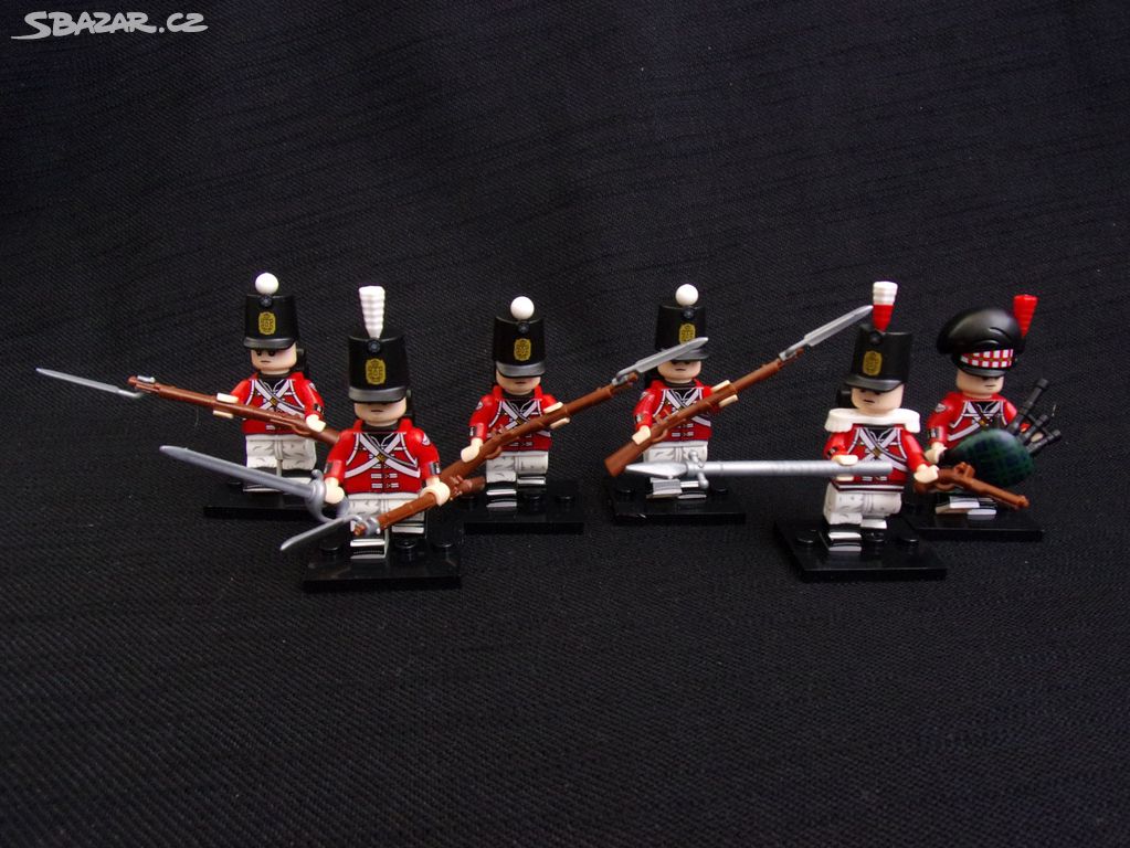 Quartre-Bras 1815 6 figurek britské pěchoty