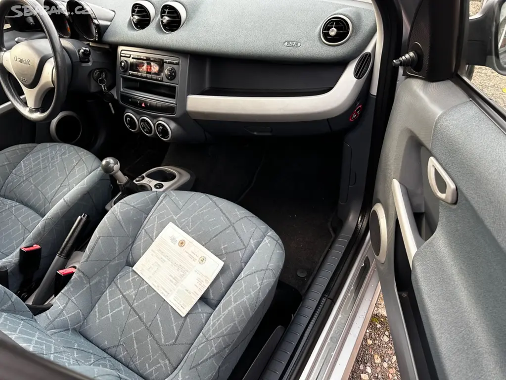 Smart forfour 1.3i, r.2004, stk, klima - fotka 6