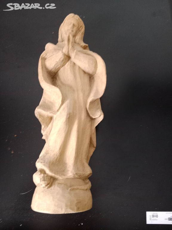 Panna Marie dřevěná soška