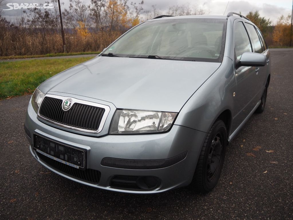 Škoda Fabia 1.4 16V KLIMA, letní + zimní pneu