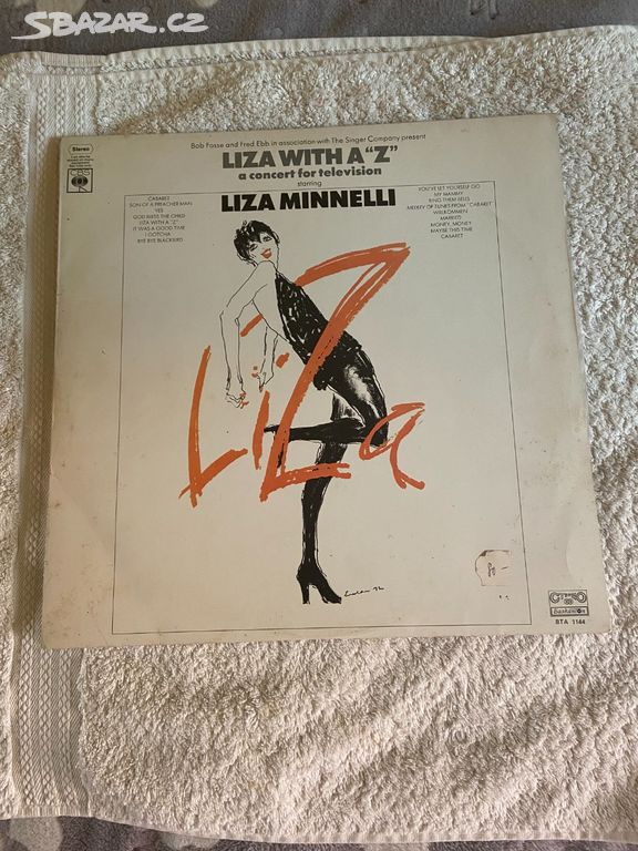 LP Liza Minnelli - Liza with A "Z" concert for TV