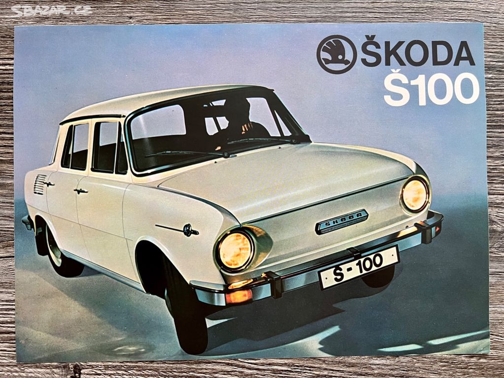 Prospekt Škoda 100 / 100 L ( 197X ) Motokov - Plzeň 